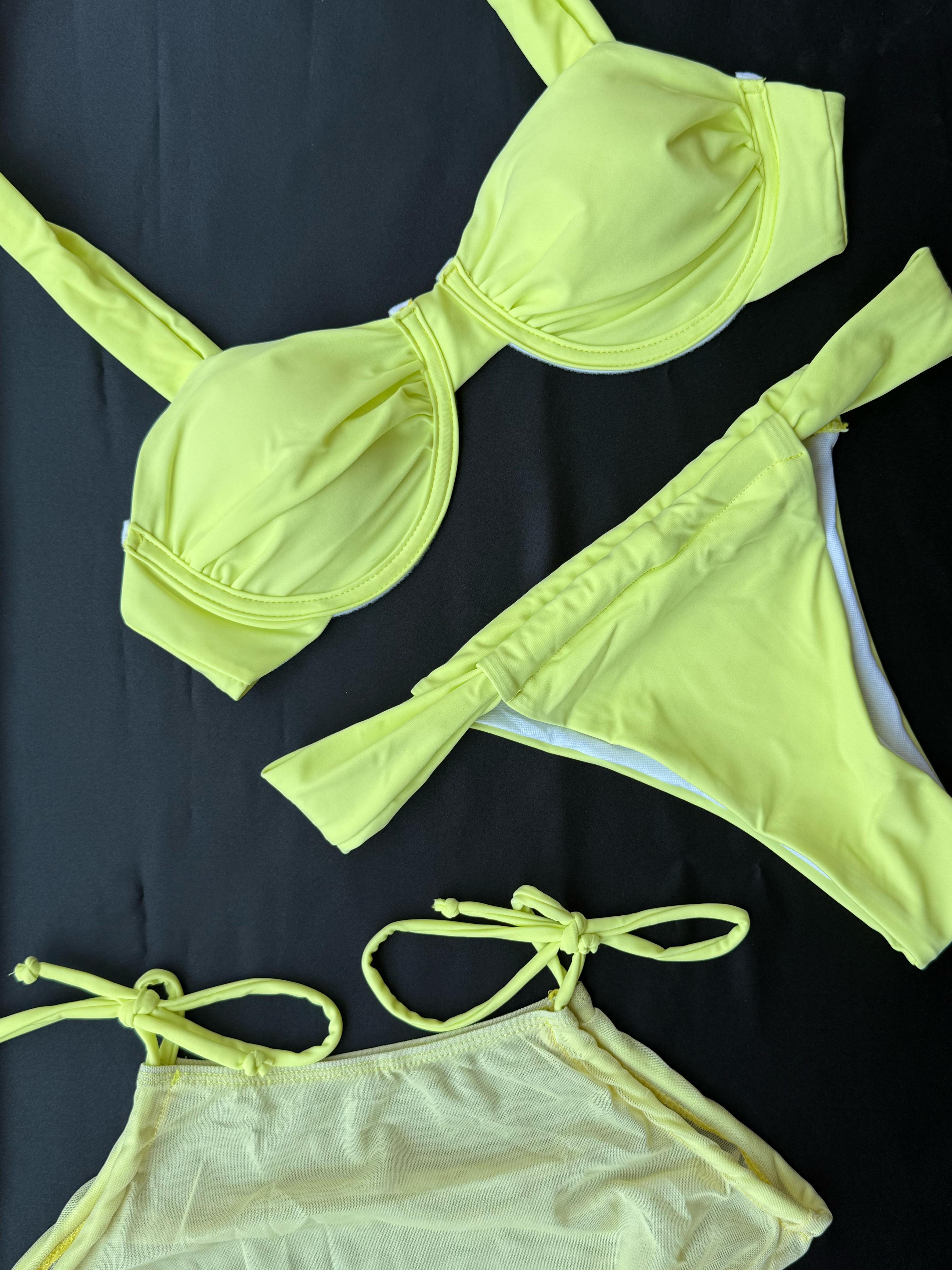 YELLOW BIKINI SET